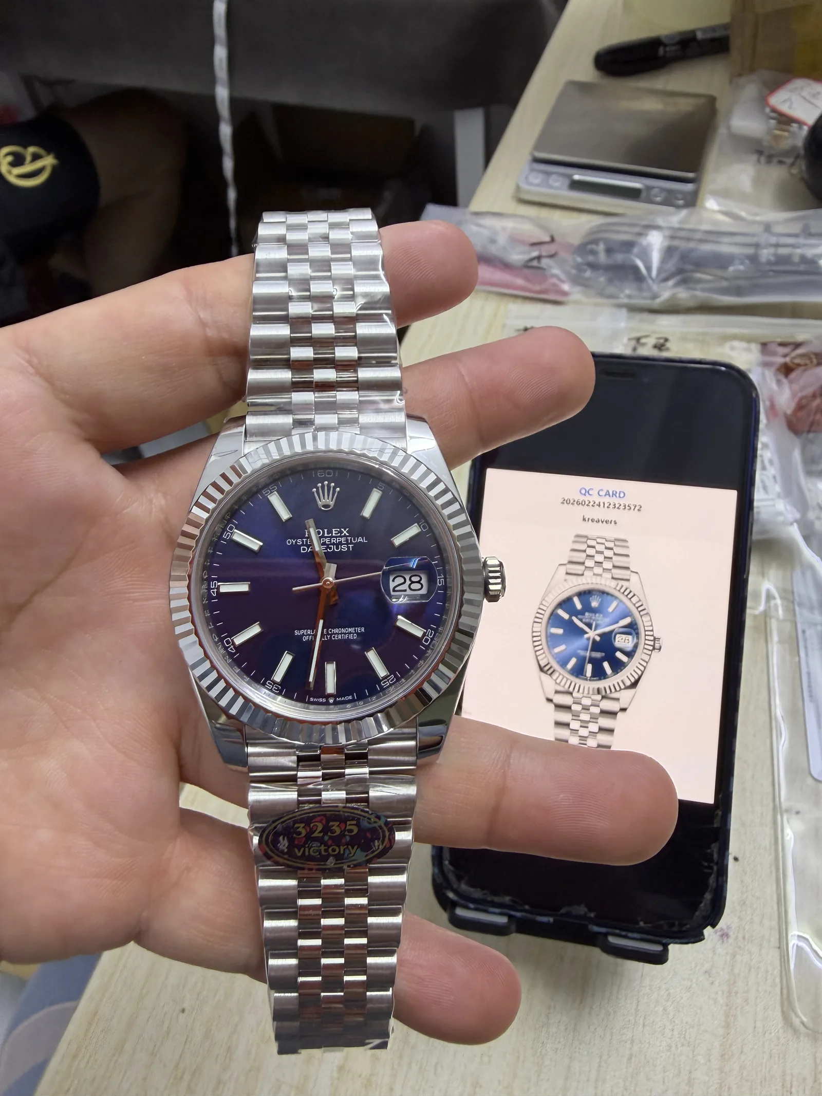 VF | 3235 무브먼트 l 41mm｜롤렉스 데이트저스트 126334